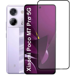 Protetor de vidro temperado Xiaomi Poco M7 Pro Full Screen 3D