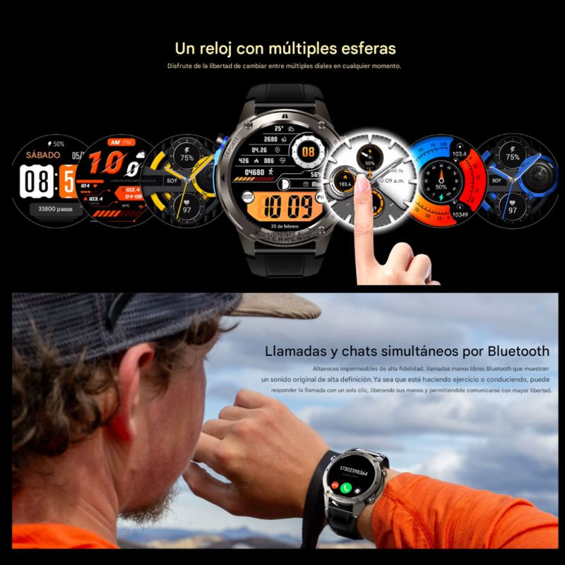 DM56 GPS 1.43 AMOLED Negro - Ítem6