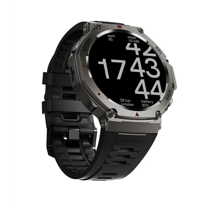Pantalla de DM58 GPS 1.43 AMOLED Negro