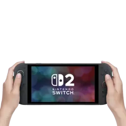 Nintendo Switch 2 - Rénové Premium état tenu en mains, écran large lumineux, Joy-Con gris foncé, boutons complets et bords fins