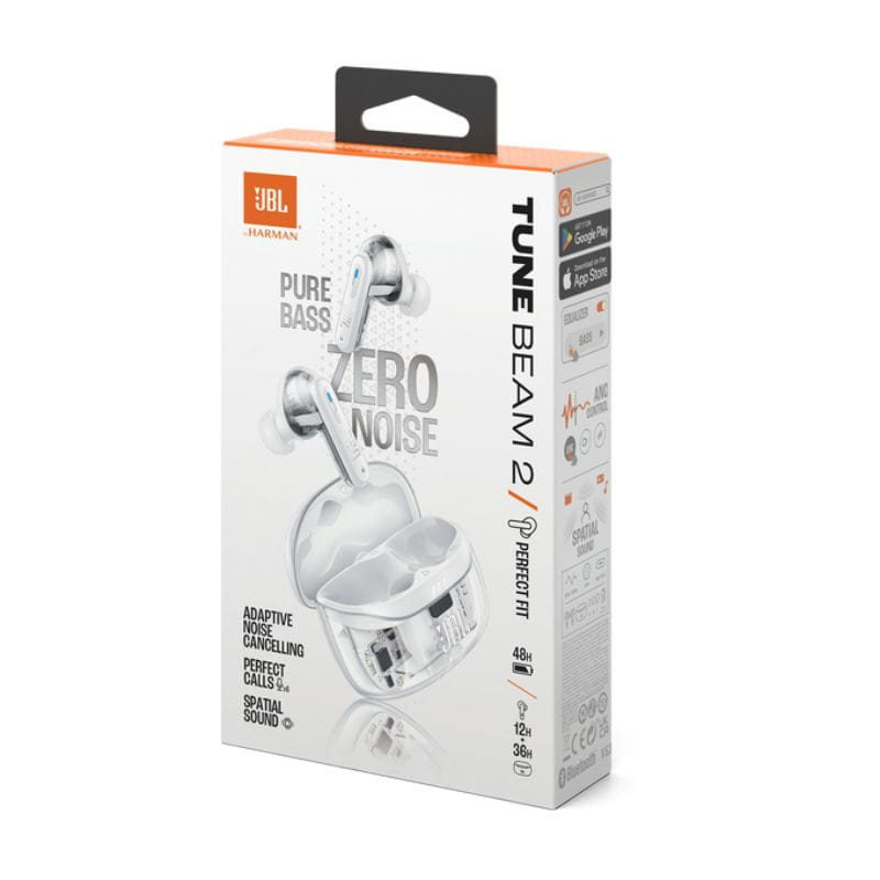 JBL Tune Beam 2 Ghost Edition Blanco - Ítem3