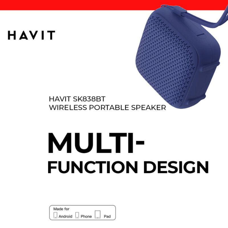 Havit SK838BT 5W TWS Azul - Coluna Bluetooth - Item2