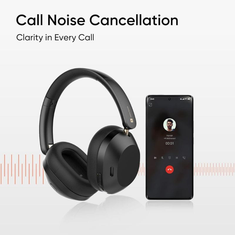 Auriculares Realme Techlife Studio H1 Negro - Ítem2