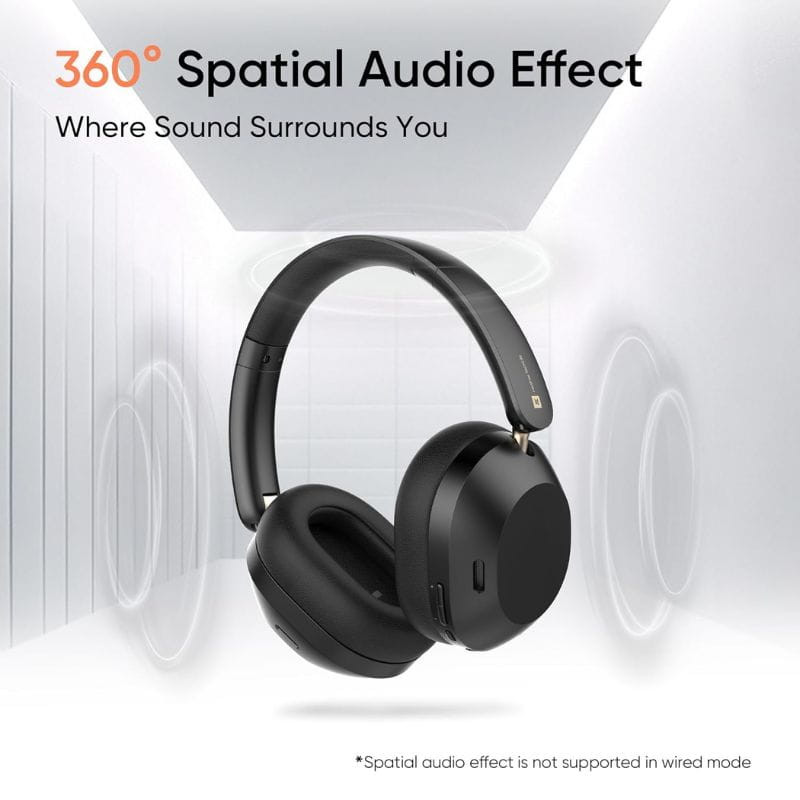 Auriculares Realme Techlife Studio H1 Negro - Ítem1