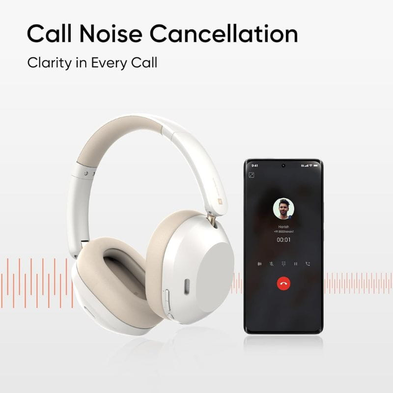 Casques Realme Techlife Studio H1 Blanc - Ítem2