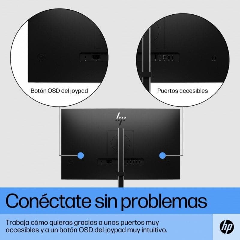 HP E27 G5 27" Full HD 75 Hz IPS Preto imagem do seu design ergonómico
