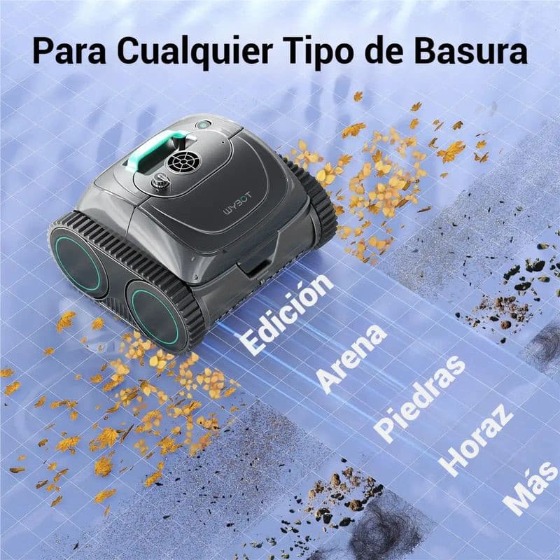 Para qualquer tipo de lixo o Wybot C1