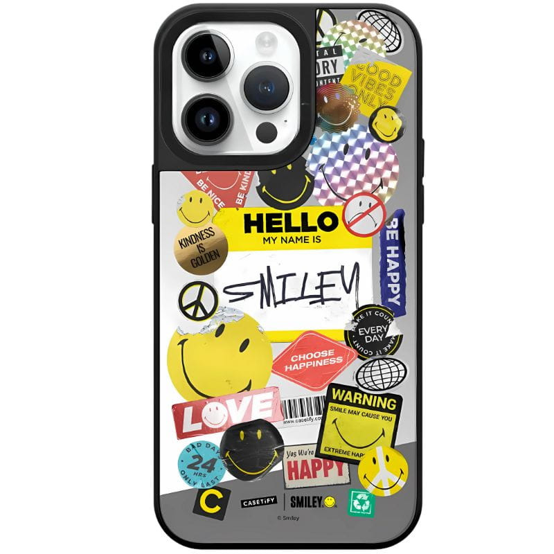 Funda Smiley Sticker Medley iPhone 16 Pro - Ítem