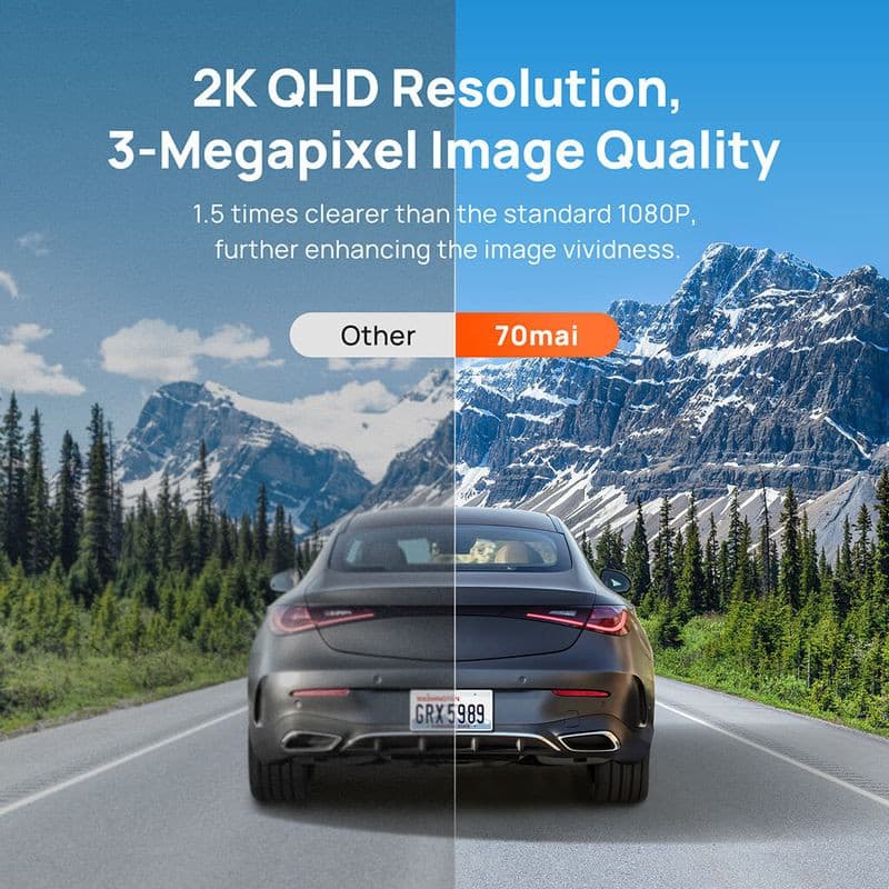 Lente de 70mai Dash Cam M310