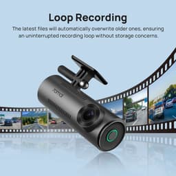 Enregistrement en boucle de 70mai Dash Cam M310