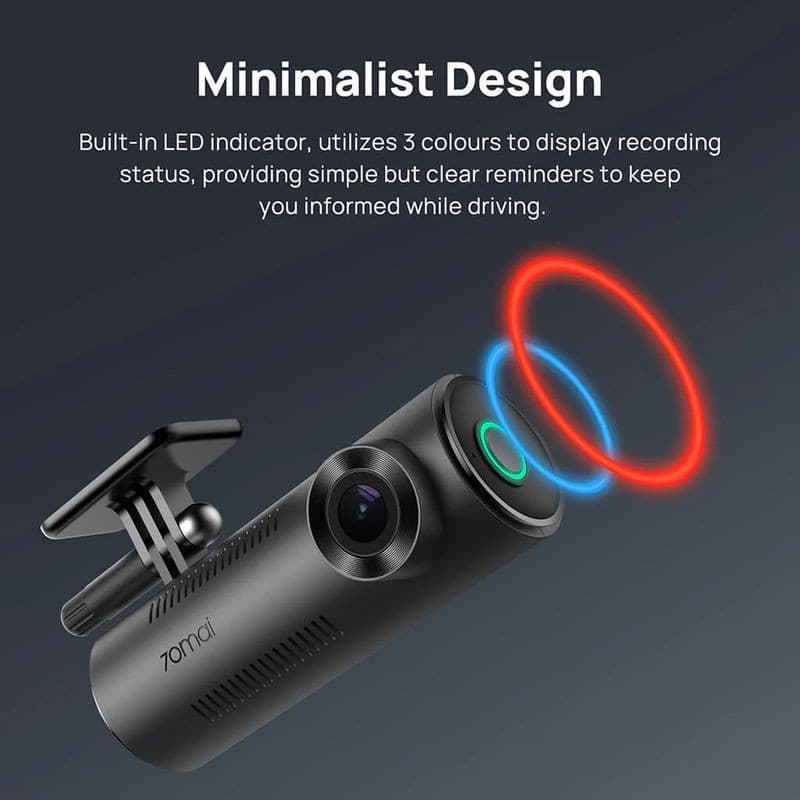 Design minimalista de 70mai Dash Cam M310