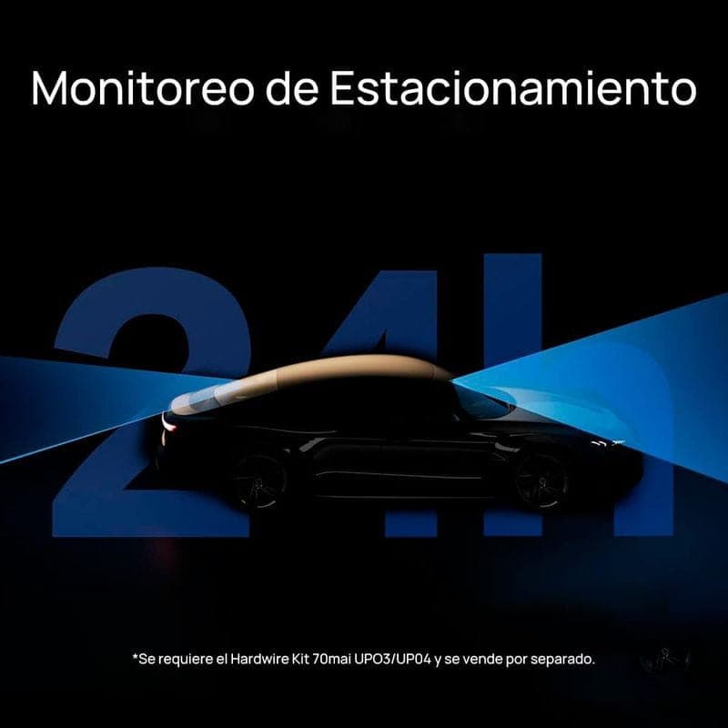 Monitorización de estacionamiento de 70mai Dash Cam A510
