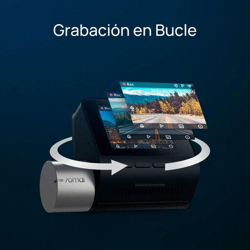 Grabación en bucle de 70mai Dash Cam A510