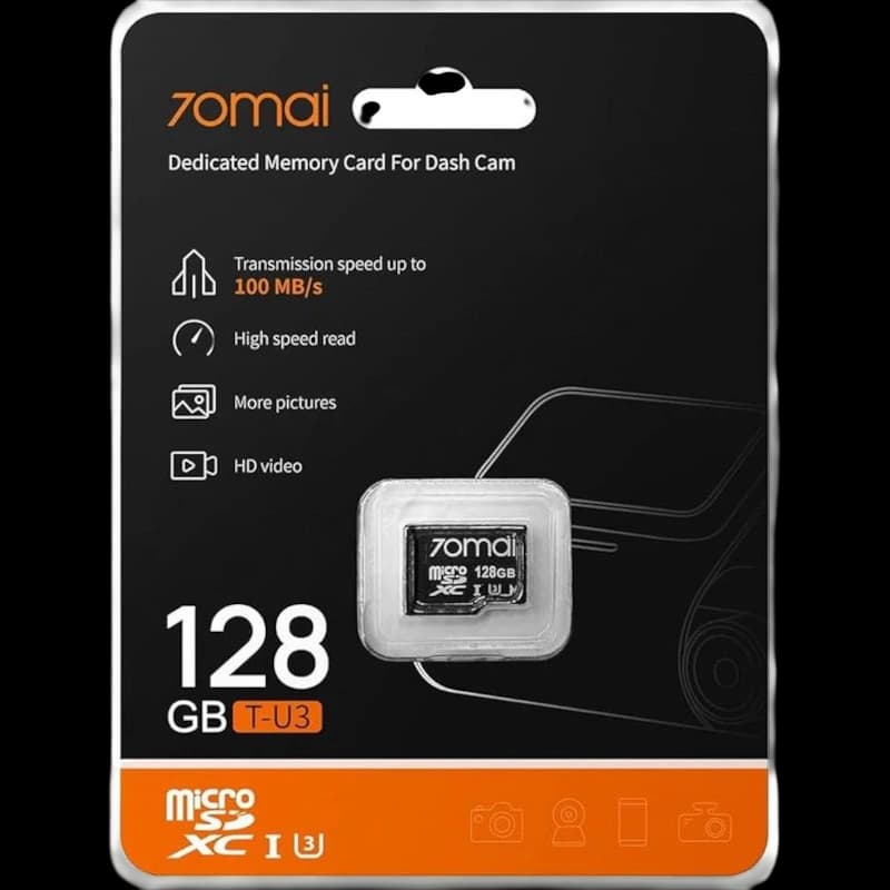 70mai Tarjeta microSD de 128GB para Dash Cam