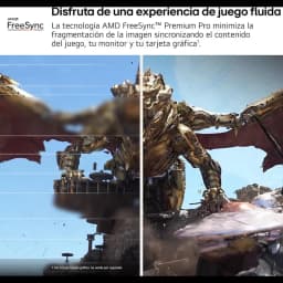 Monitor LG 32GS95UV-B 32 pulgadas 4K OLED curvo en color negro con AMD FreeSync para juego fluido y colores intensos, biseles delgados y diseño elegante
