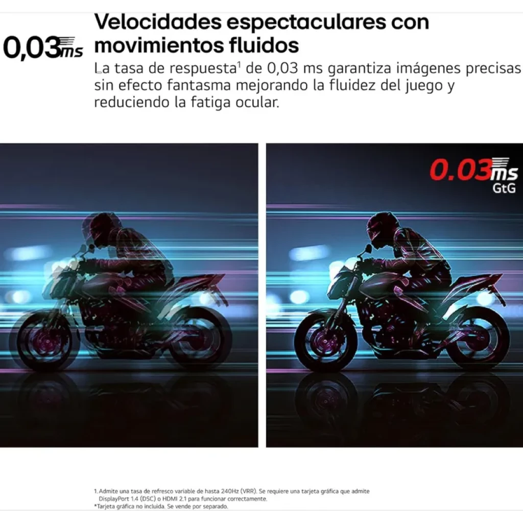 Monitor LG 32GS95UV-B 32 polegadas 4K OLED curvo em preto, tela com bordas finas, suporte robusto, destaque para pretos puros e resposta de 0,03 ms - Item5