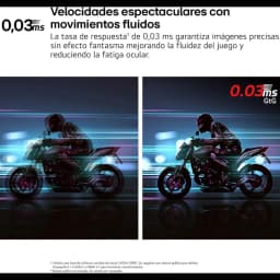 LG 32GS95UV-B monitor OLED 32 pulgadas 4K curvo negro, respuesta 0.03 ms, FreeSync, imágenes nítidas y movimientos fluidos para gaming