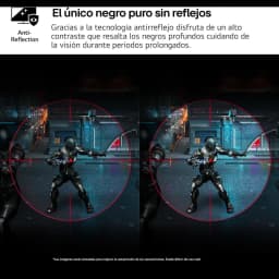LG 32GS95UV-B monitor curvo 32 pulgadas 4K OLED negro con antirreflejo, alta nitidez y contraste, negros profundos y enfoque gaming con retícula en pantalla