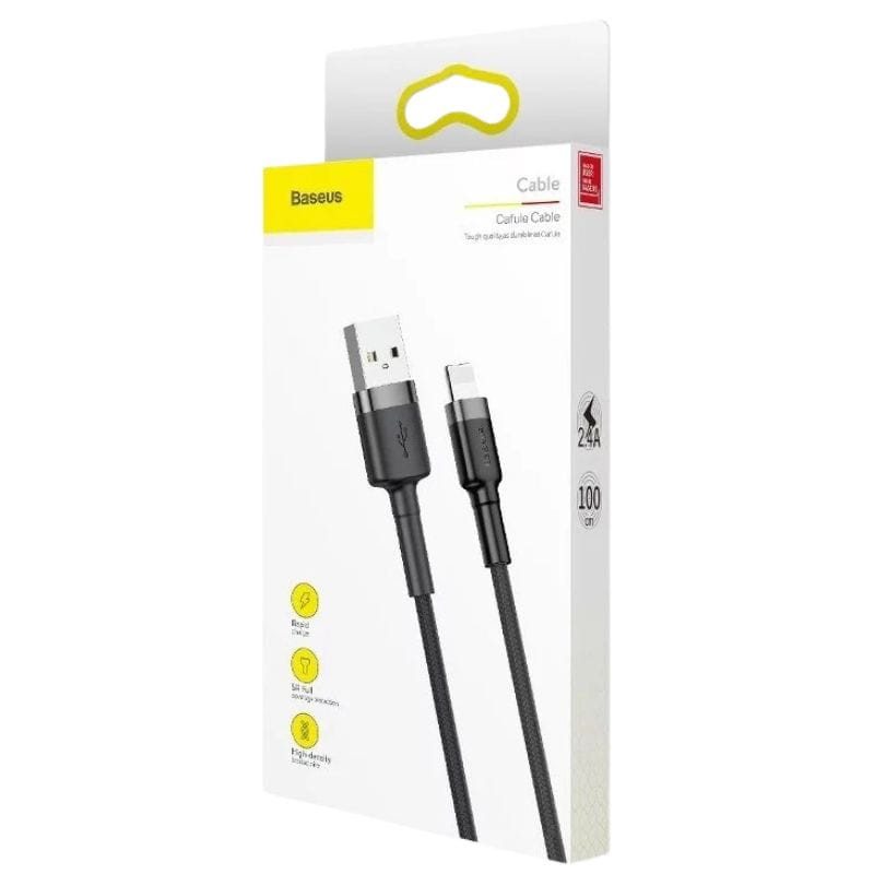 Baseus Cafule Grey/Black - Câble USB Type-C vers Type-C - Ítem1