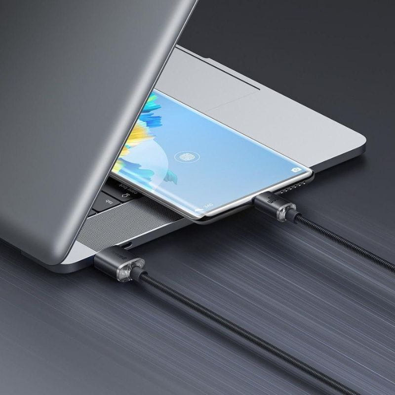 Baseus Crystal Shine - Cable USB-A a USB-C 1,2m - Ítem1