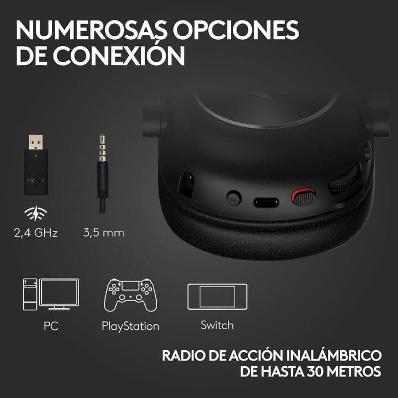 Logitech G PRO X 2 LIGHTSPEED - Casque de jeu sans fil avec de nombreuses options de connectivité
