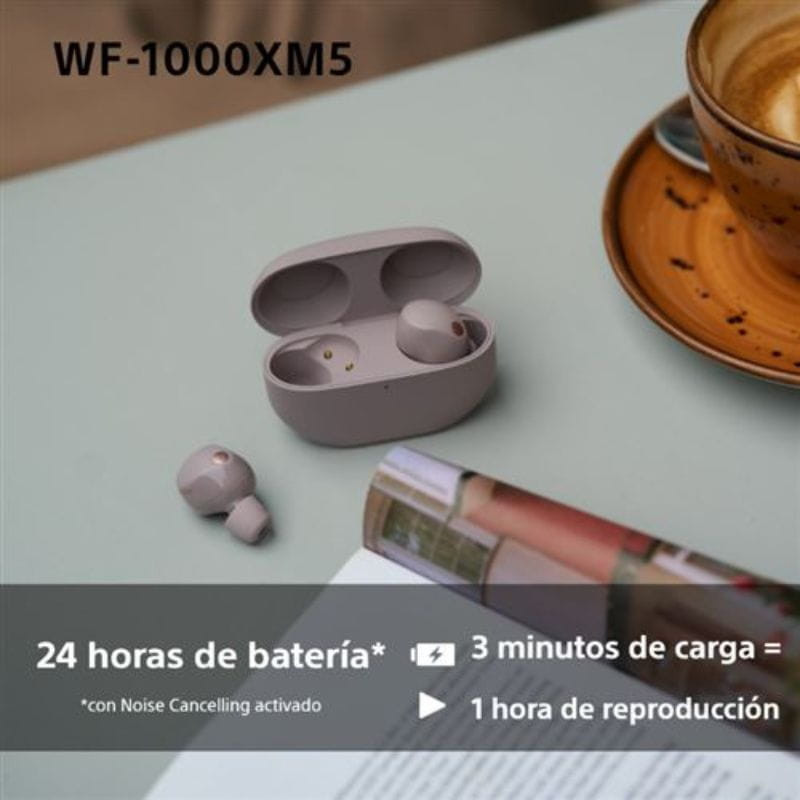 Sony WF-1000XM5 Rose avec réduction de bruit (ANC) - Ítem1
