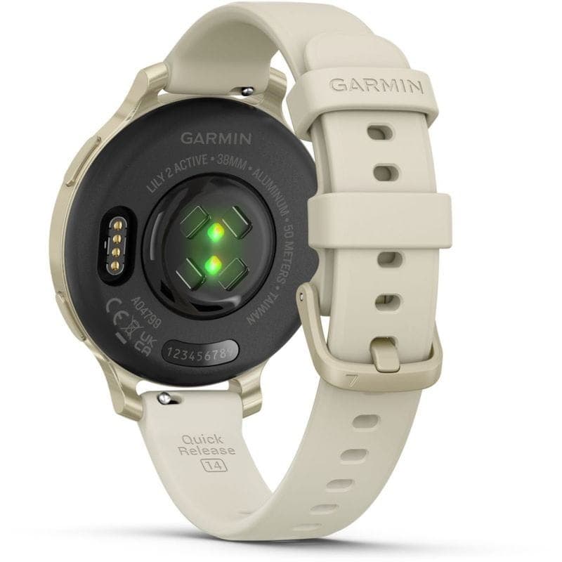 Trasera de Garmin Lily 2 Active Beige