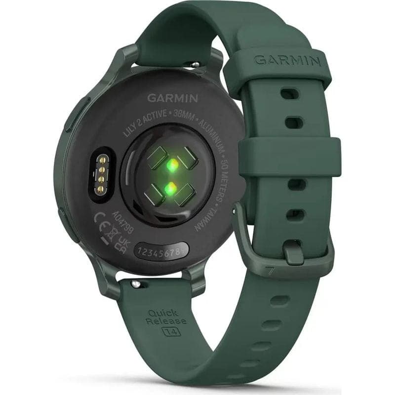 Trasera de Garmin Lily 2 Active Verde