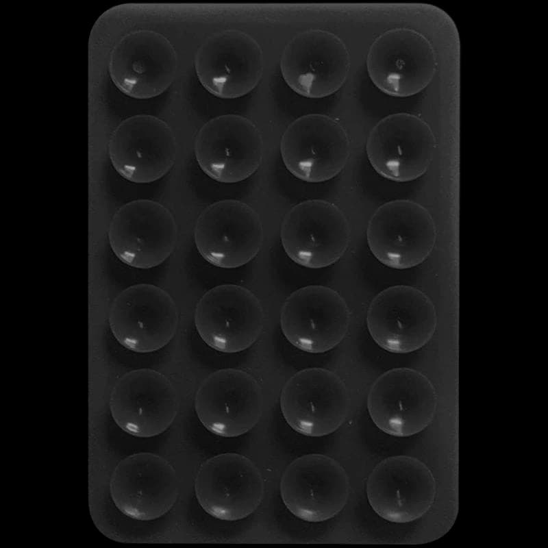 Suporte adesivo para smartphone com ventosa Preto