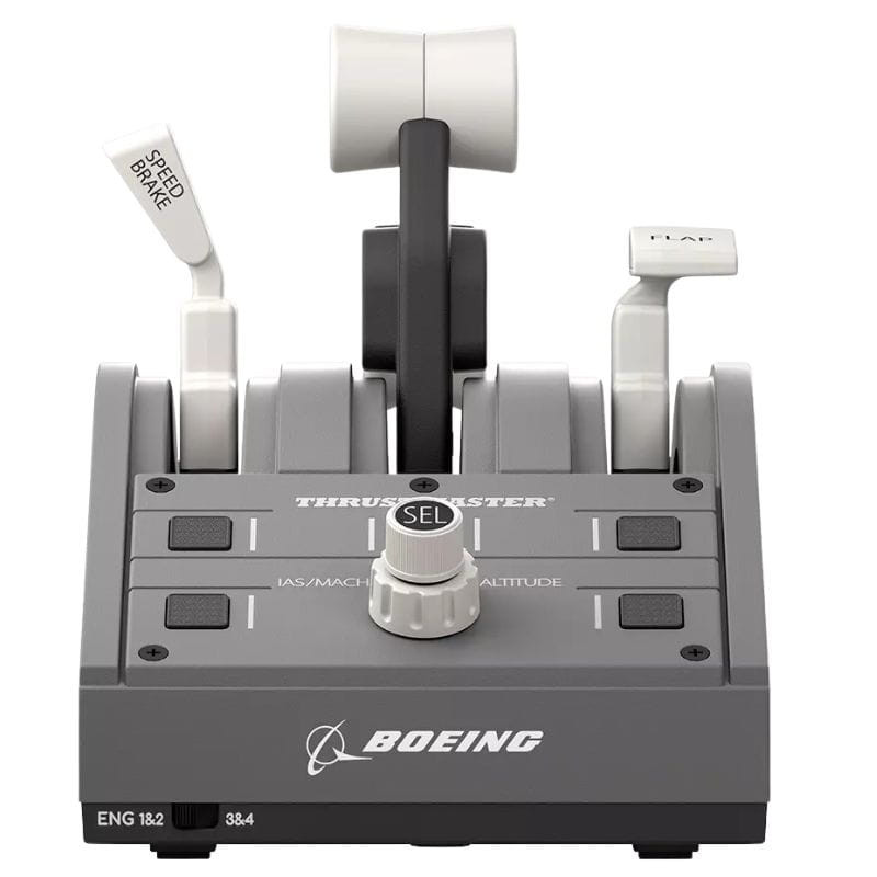 Thrustmaster TCA Quadrant Boeing Edition Gris USB Palanca de vuelo PC, Xbox, Xbox One X, Xbox Series S - Ítem2
