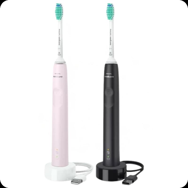 Philips Sonicare 3100 Series HX3675/15 - 2 Brosses à dents électriques Sonic