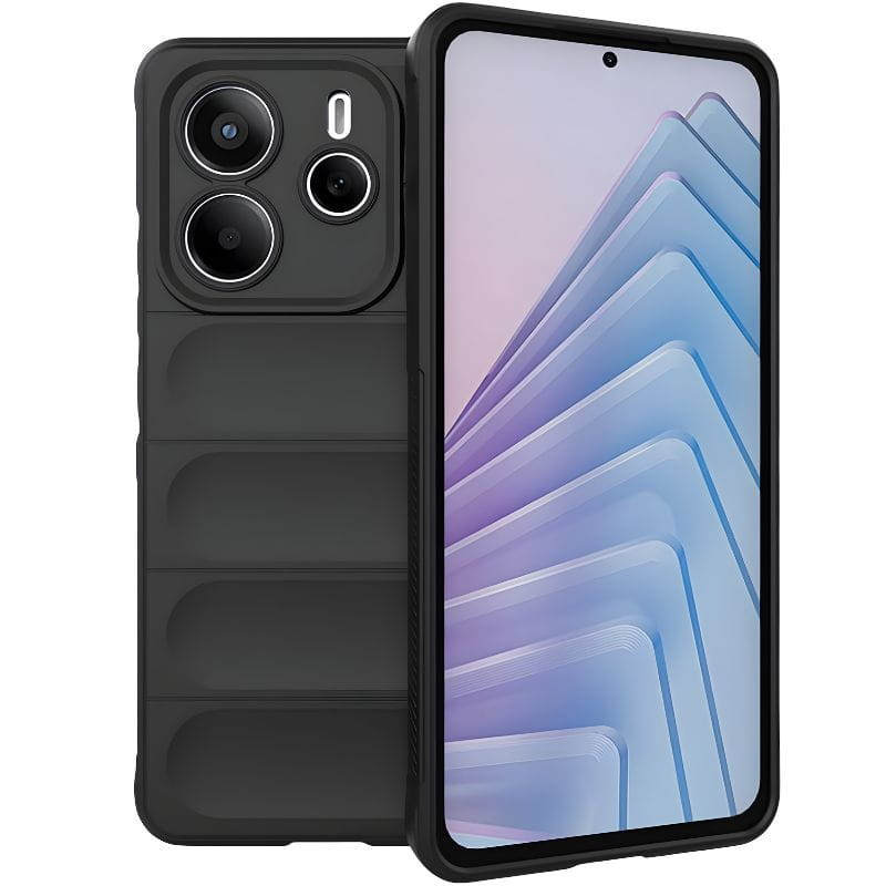 Capa de silicone Wave Redmi Note 14 4G Preto - Item