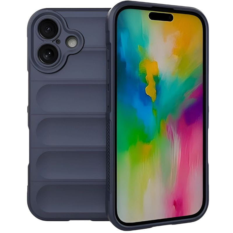 Funda de silicona Wave iPhone 16 Azul Oscuro - Ítem