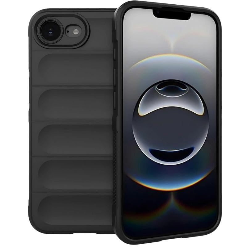 Coque en silicone Wave pour iPhone 16e Noir - Ítem