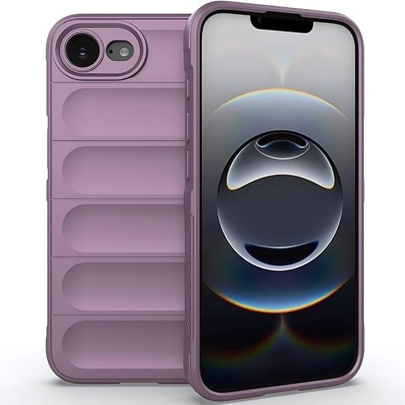 Capa de silicone Wave para iPhone 16e Lavanda - Item