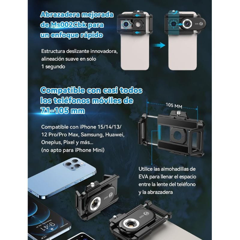 APEXEL APL-MS200 - Objectif pour téléphone avec zoom 200x - Ítem7