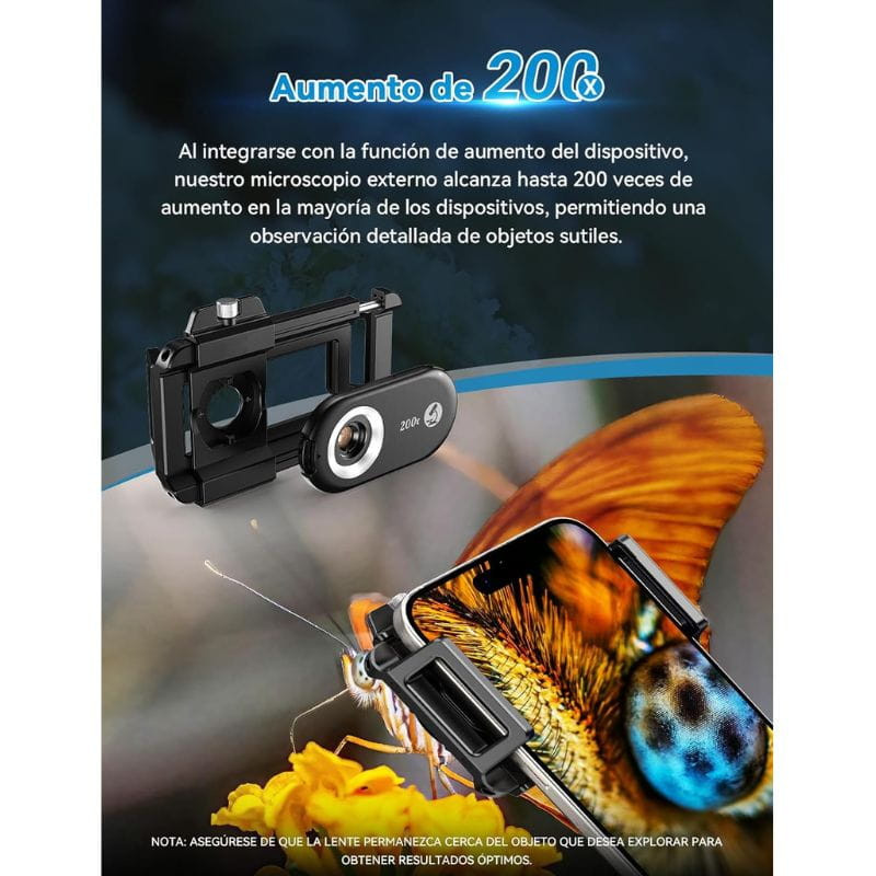 APEXEL APL-MS200 - Objectif pour téléphone avec zoom 200x - Ítem1