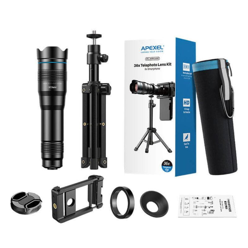 APEXEL APL-36XJJ020 - Objectif pour appareil photo 36x avec trépied - Ítem2