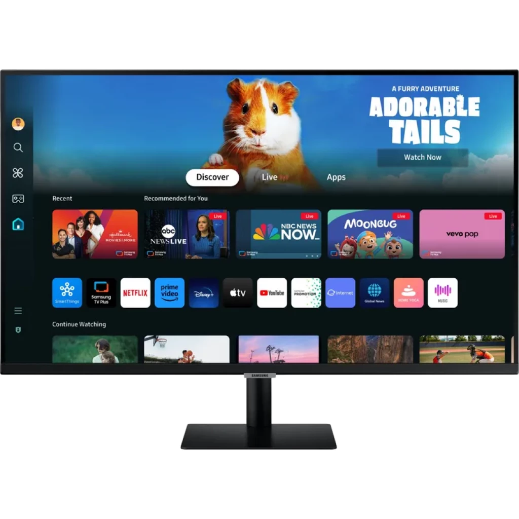 Samsung Smart Monitor M5 M50D 27” FullHD 60Hz Smart TV - Monitor para PC - Item1