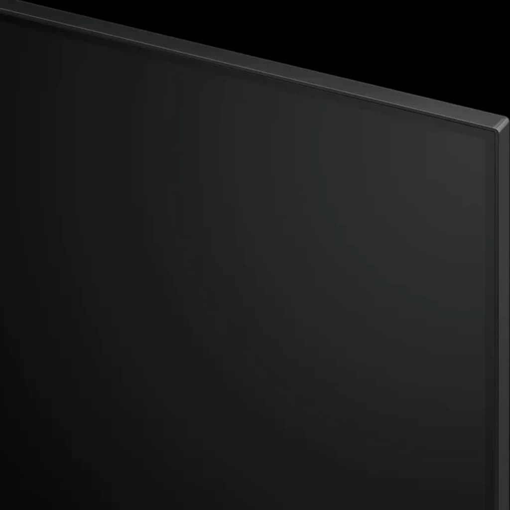 Bord fin noir du Samsung Smart Monitor M5 M50D 27 pouces, écran plat Full HD avec cadre discret et lignes épurées, finition mate élégante