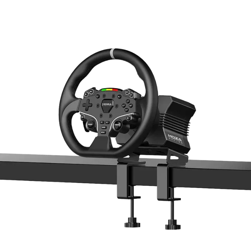 Moza R5 Racing Bundle PC - Volante de Simulação com base direta de 5 nm + Pedais - Item1