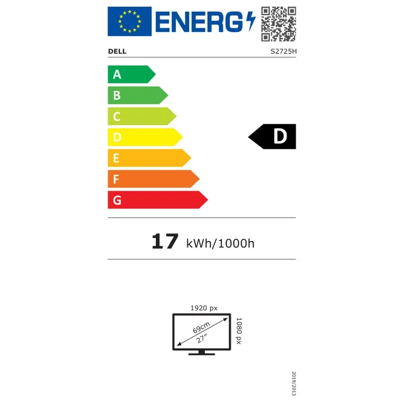 Moniteur DELL S Series S2725H 27 pouces Full HD IPS 100 Hz noir et argent avec bords fins et pied métallique élégant - Ítem6