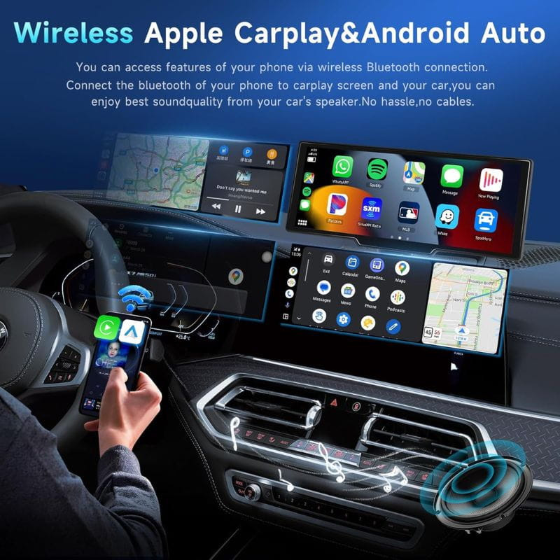  Pantalla táctil Universal Podofo A3247 10.26 pulgadas - Carplay y Android Auto - Ítem6