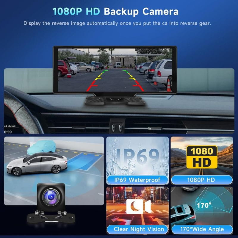  Pantalla táctil Universal Podofo A3247 10.26 pulgadas - Carplay y Android Auto - Ítem3