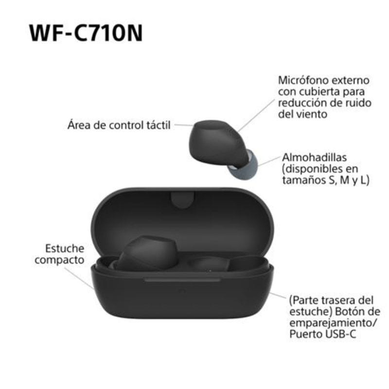 Sony WF-C710N Preto - Auriculares sem fios com cancelamento de ruído - Item2