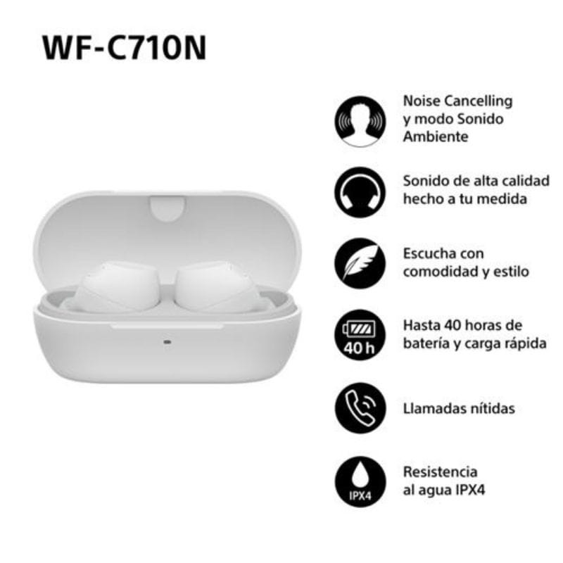 Sony WF-C710N Branco -Auriculares sem fios com cancelamento de ruído - Item10