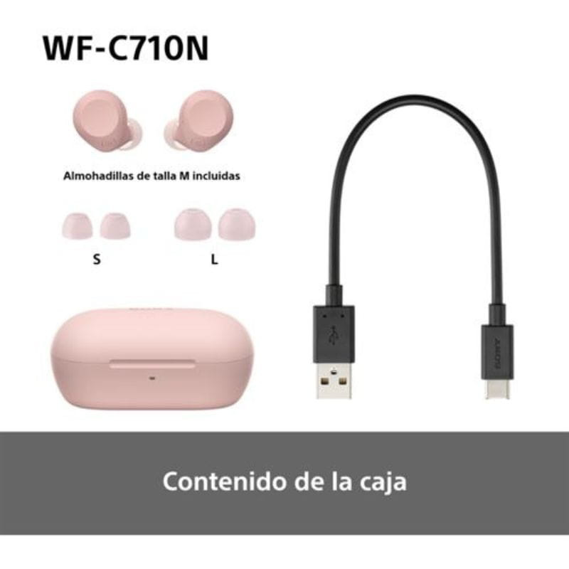 Sony WF-C710N Rosa - Auriculares inalámbricos ANC - Ítem9