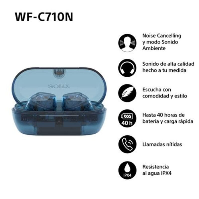 Sony WF-C710N Azul - Auriculares sem fios com cancelamento de ruído - Item11