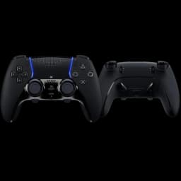 Mando Sony DualSense Edge Controller PS5 Negro medianoche con luces LED azules, joysticks intercambiables, botones traseros y diseño ergonómico matte