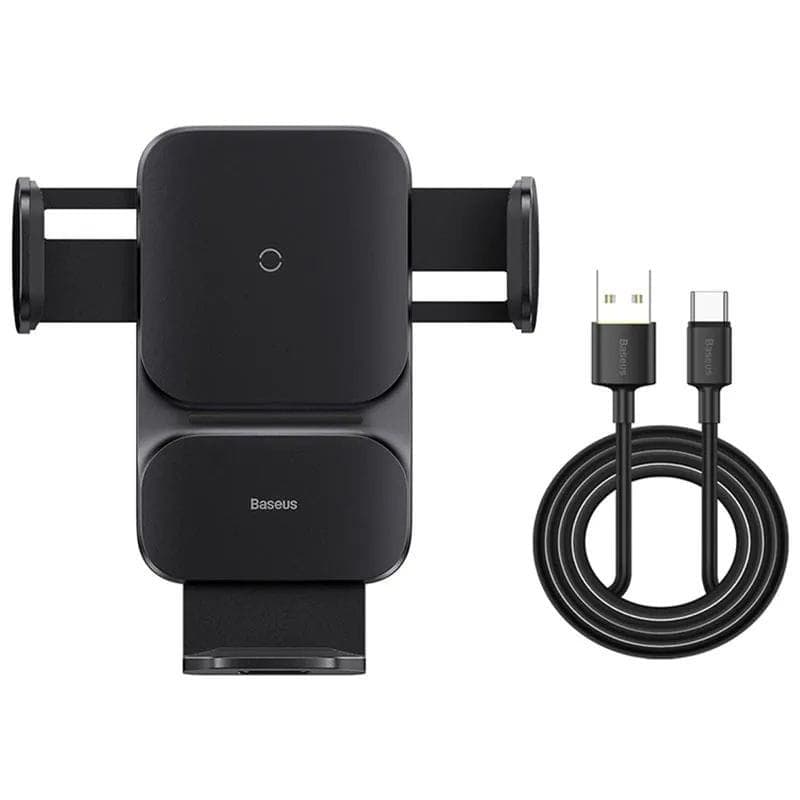 Baseus Wisdom CGZX000101 - Suporte para smartphone para carro com imagem e cabo